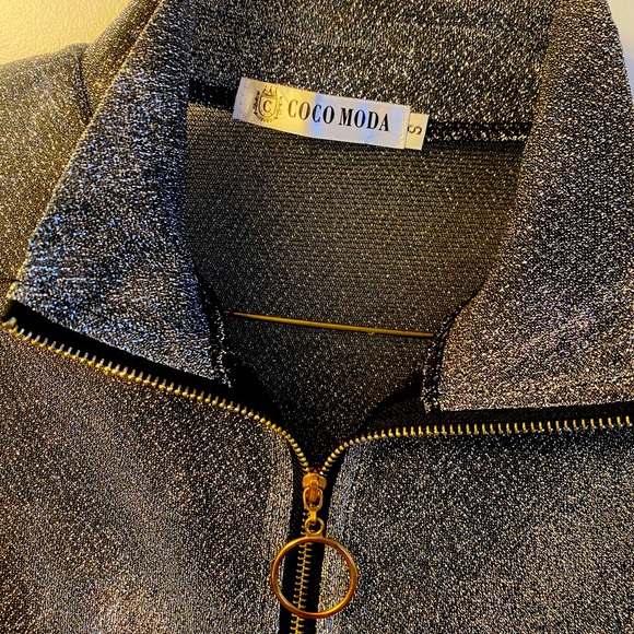 Long sleeve sparkly top. - Picture 1 of 3